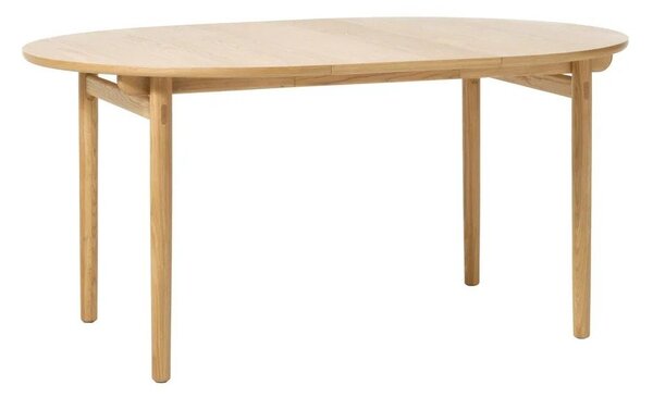 Okrugli sklopivi blagovaonski stol u dekoru hrasta ø 120 cm Carno - Unique Furniture