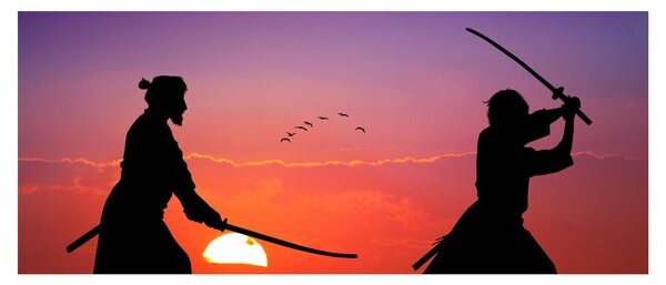 Slika - Samuraj (120x50 cm)