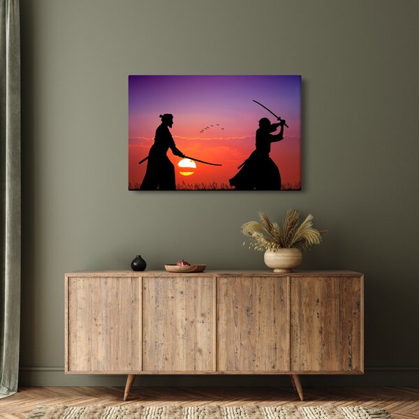 Slika - Samuraj (90x60 cm)