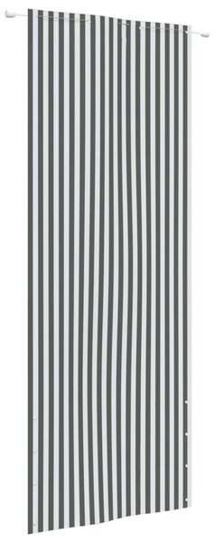 VidaXL Balkonski zastor antracit-bijeli 80 x 240 cm od tkanine Oxford