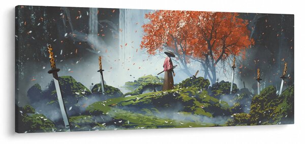 Slika - Ilustracija Vrta mačeva (120x50 cm)