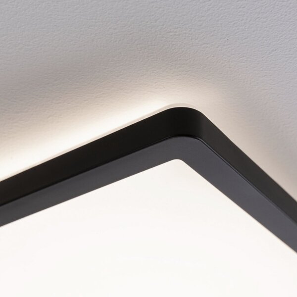 Paulmann Atria Shine LED panel s trodijelnim prigušivanjem, crni, 830, 42x42, prigušiva, Crno, Dnevni boravak/blagovaonica, Plastika