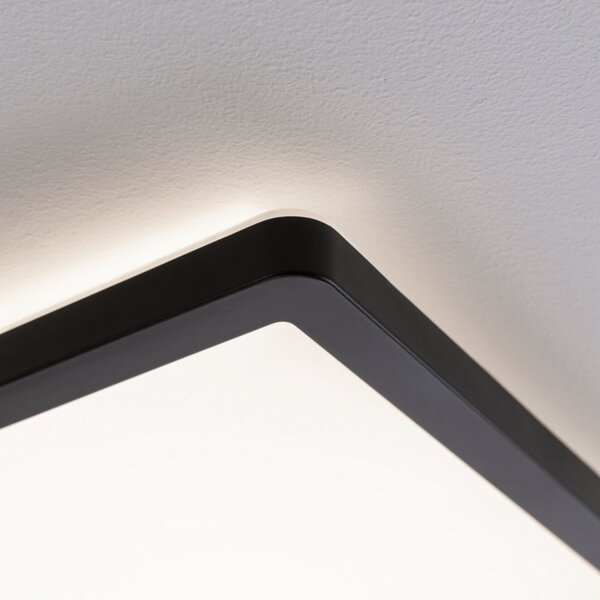 Paulmann Atria Shine LED panel, 3-stepeno prigušivanje, crna, 830, 58x20, prigušiva, Crno, Dnevni boravak/blagovaonica, Plastika