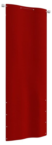 VidaXL Balkonski zastor crveni 80 x 240 cm od tkanine Oxford