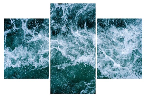 Slika - Oceanski valovi (90x60 cm)