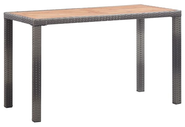 VidaXL Vrtni stol antracit-smeđi 123x60x74 cm masivno bagremovo drvo