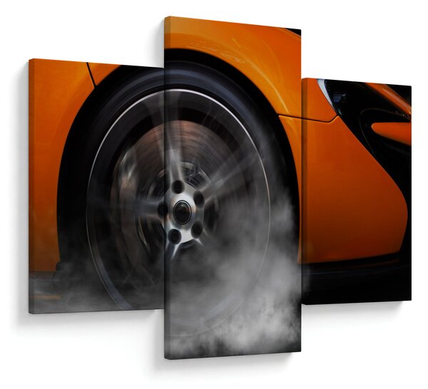 Slika - Narančasti sportski auto (90x60 cm)