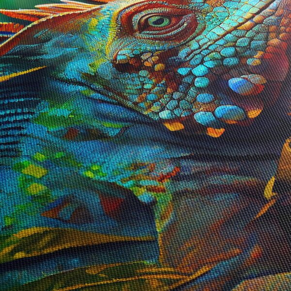 Slika - Šarena iguana (150x105 cm)