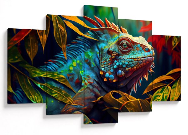 Slika - Šarena iguana (150x105 cm)