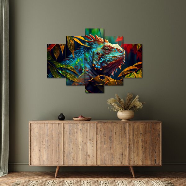 Slika - Šarena iguana (150x105 cm)