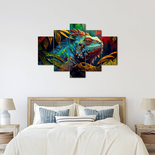 Slika - Šarena iguana (150x105 cm)