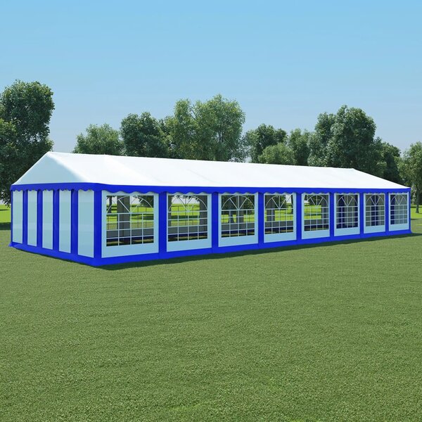 VidaXL Vrtni šator od PVC-a 6 x 16 m plavo-bijeli