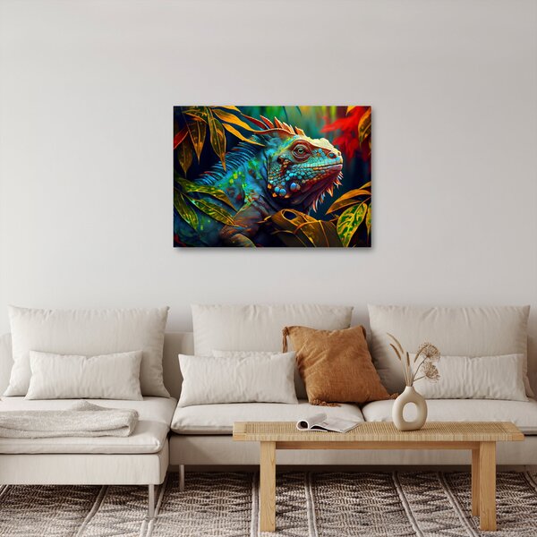 Slika - Šarena iguana (70x50 cm)