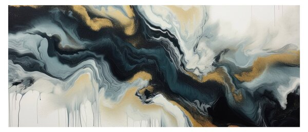 Slika - Mramorirani crtež (120x50 cm)
