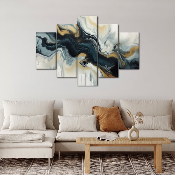 Slika - Mramorirani crtež (150x105 cm)