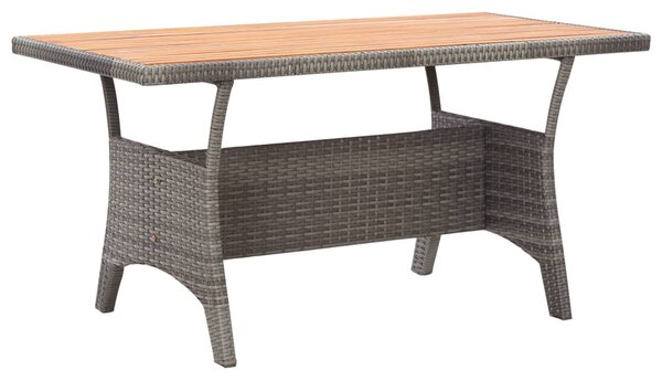VidaXL Vrtni stol sivi 120 x 70 x 66 cm od masivnog bagremovog drva