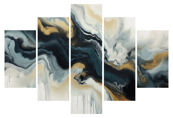 Slika - Mramorirani crtež (150x105 cm)