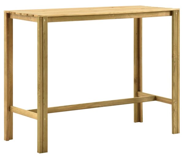 VidaXL Vrtni barski stol 140 x 60 x 110 cm od impregnirane borovine