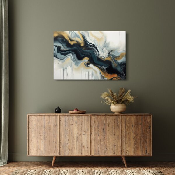 Slika - Mramorirani crtež (90x60 cm)
