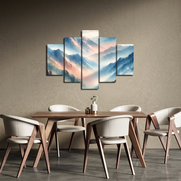 Slika - Akvarel planine (150x105 cm)