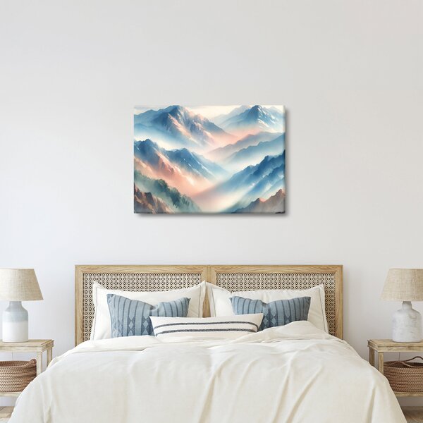 Slika - Akvarel planine (70x50 cm)