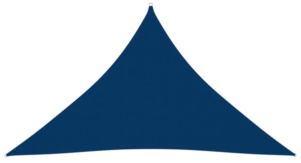 VidaXL Jedro protiv sunca od tkanine trokutasto 3 x 3 x 4,24 m plavo
