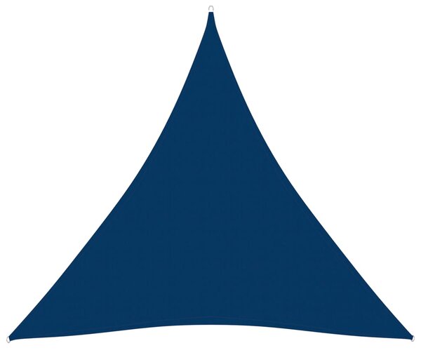 VidaXL Jedro protiv sunca od tkanine Oxford trokutasto 3x4x4 m plavo
