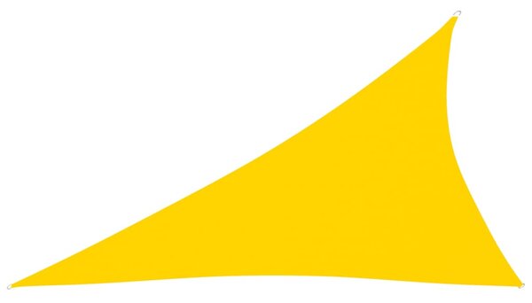 VidaXL Jedro protiv sunca od tkanine Oxford trokutasto 3x4x5 m žuto