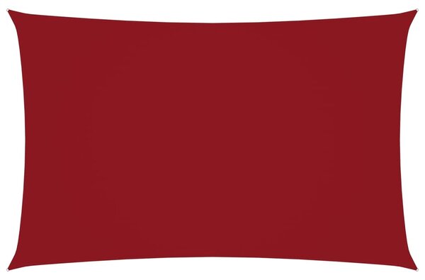 VidaXL Jedro protiv sunca od tkanine Oxford pravokutno 3 x 6 m crveno