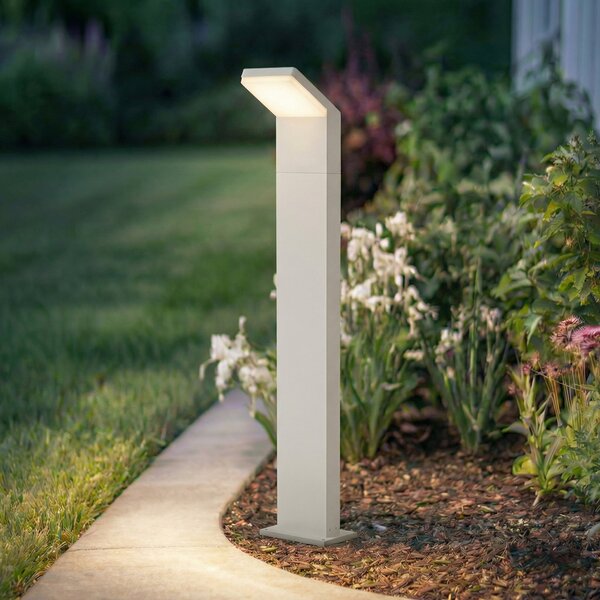 Arcchio LED svjetiljka za put Yolena, 100 cm, bijela, IP65, Bijela, Metal