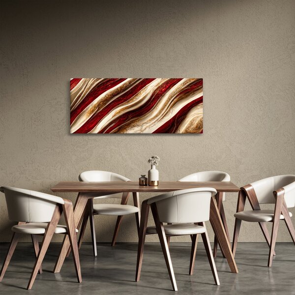 Slika - Zlatno-bijela tekstura (120x50 cm)