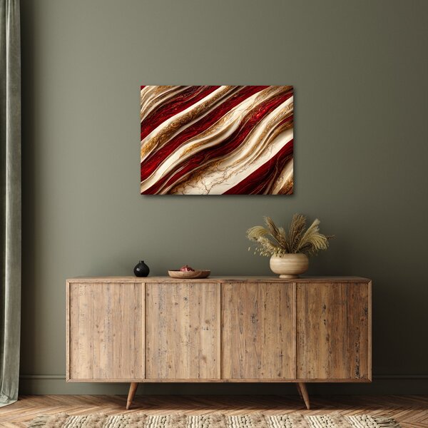 Slika - Zlatno-bijela tekstura (70x50 cm)