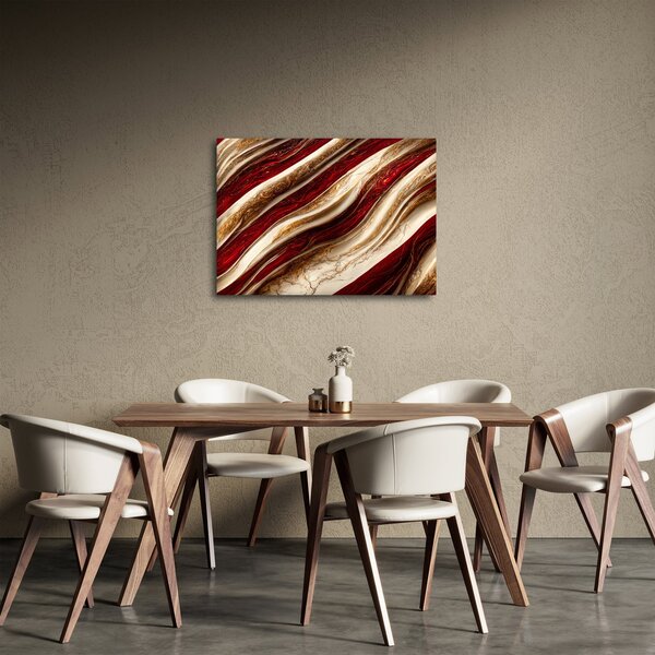 Slika - Zlatno-bijela tekstura (70x50 cm)