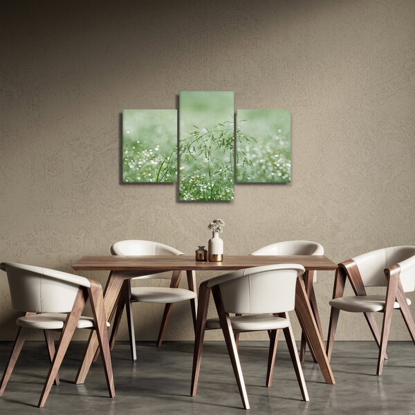 Slika - Jutarnja rosa na vlatima trave (90x60 cm)