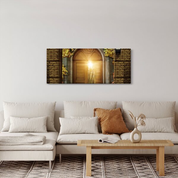 Slika - Vrata u šumi (120x50 cm)