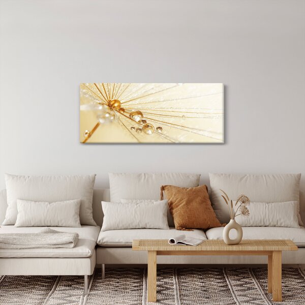 Slika - Makro fotografija maslačka (120x50 cm)