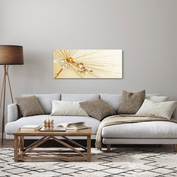 Slika - Makro fotografija maslačka (120x50 cm)