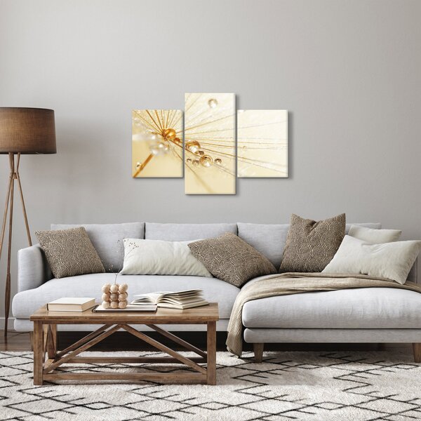 Slika - Makro fotografija maslačka (90x60 cm)