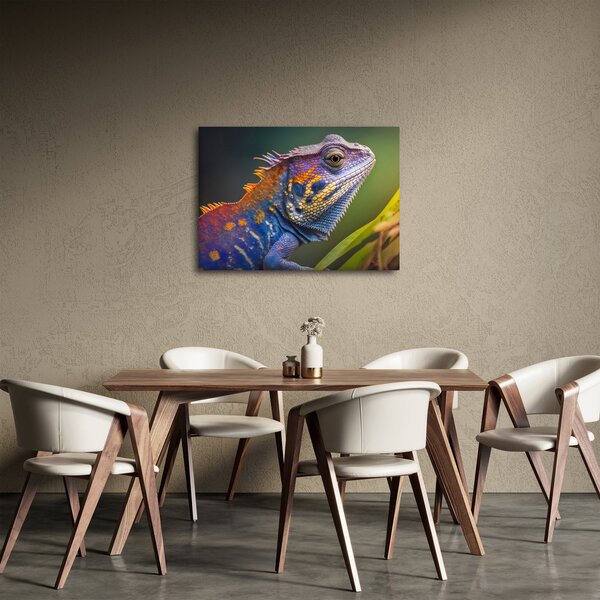 Slika - Obojena iguana (70x50 cm)