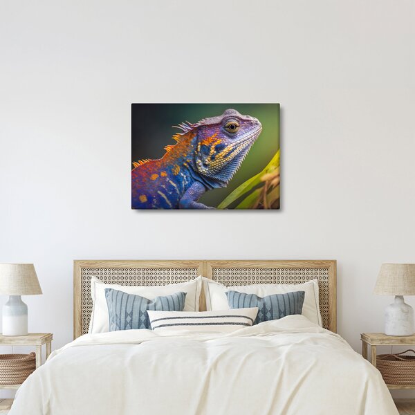 Slika - Obojena iguana (70x50 cm)
