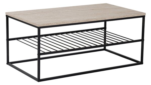 Stolić za kavu Asude - Black, Travertine