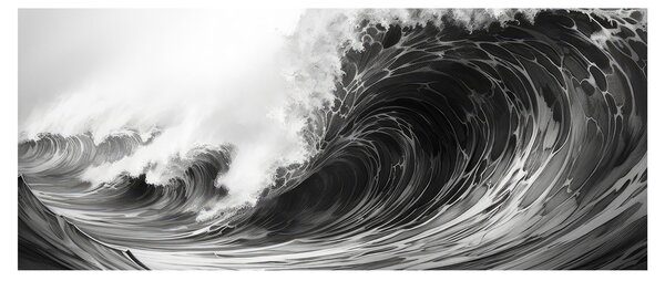 Slika - Slikanje valova (120x50 cm)