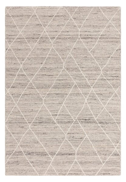 Svijetlo sivi vunen tepih 120x170 cm Noah – Asiatic Carpets