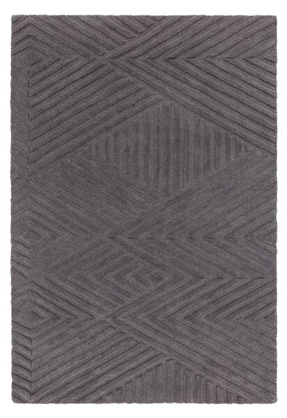 Antracitno sivi vuneni tepih 160x230 cm Hague – Asiatic Carpets