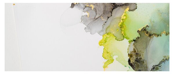 Slika - Apstraktna umjetnost u tinti (120x50 cm)