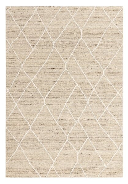 Vunen tepih u prirodnoj boji 160x230 cm Noah – Asiatic Carpets