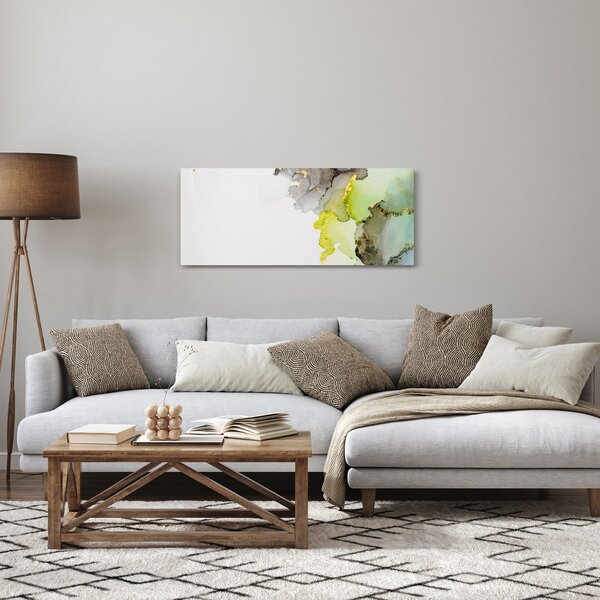 Slika - Apstraktna umjetnost u tinti (120x50 cm)