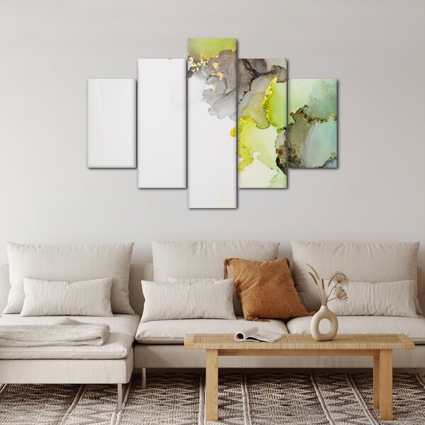 Slika - Apstraktna umjetnost u tinti (150x105 cm)