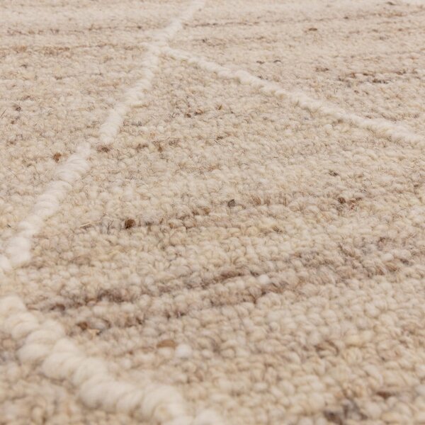 Vunen tepih u prirodnoj boji 160x230 cm Noah – Asiatic Carpets