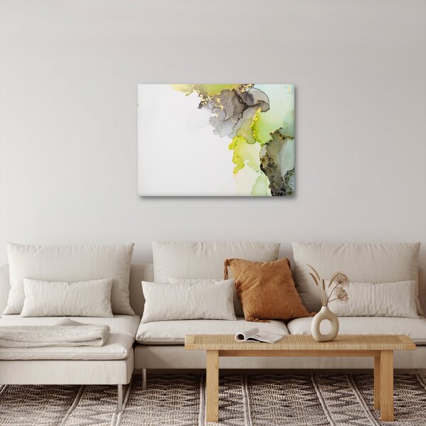 Slika - Apstraktna umjetnost u tinti (70x50 cm)